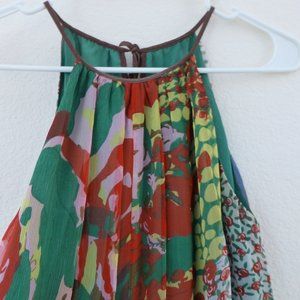 Catherine Malandrino Silk Trapeze Dress